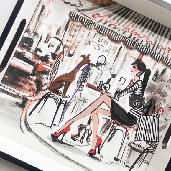 ❌SOLD[Henri Bendel] Collector's Item Cocktail Tray - Picture 4 of 5